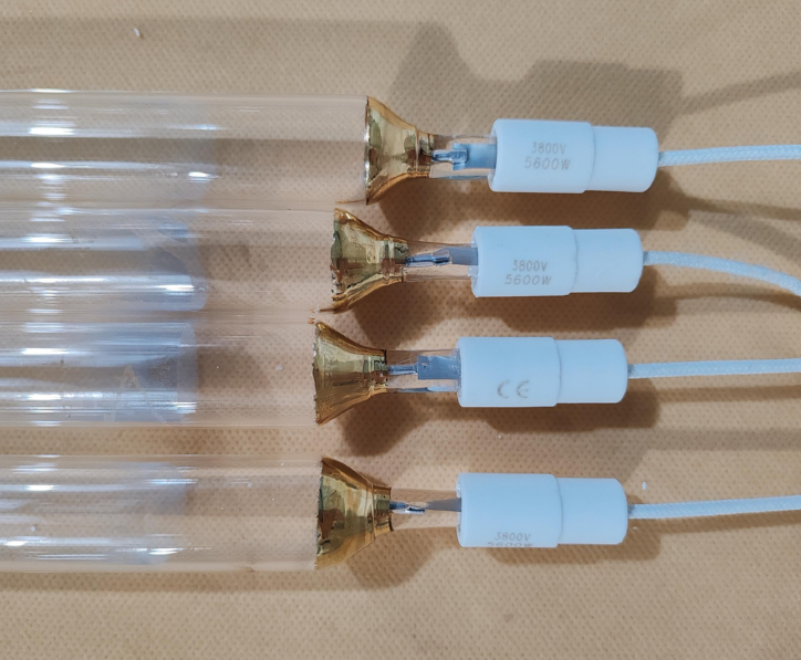 Long life mercury UV curing tube